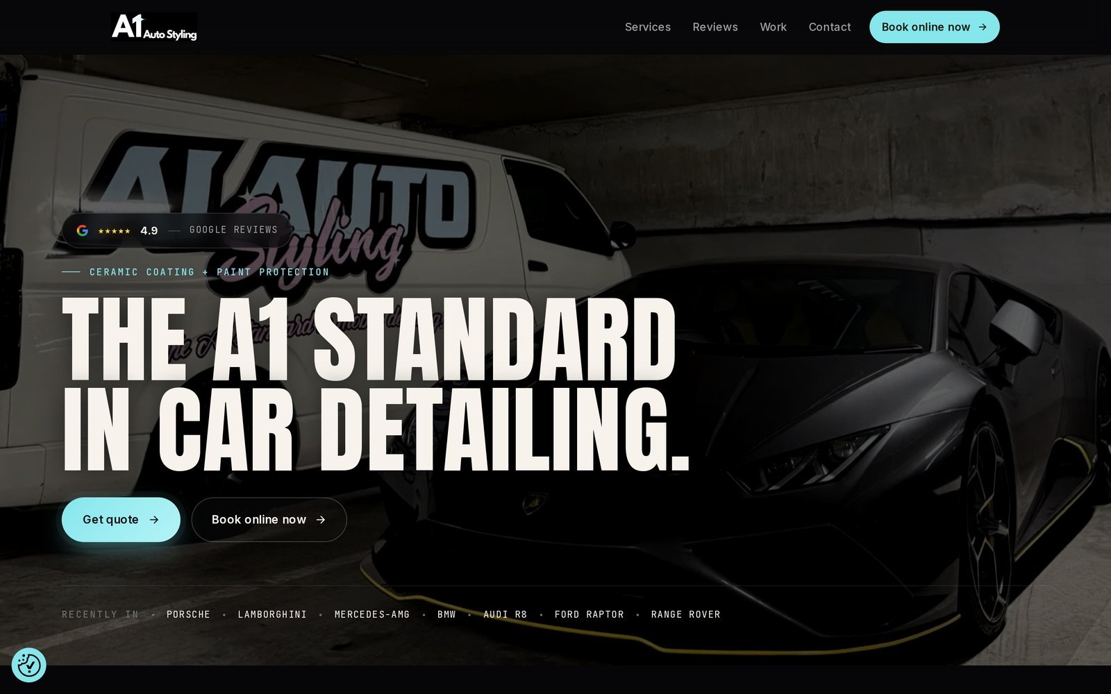A1 Auto Styling website, built by Mode Marketing